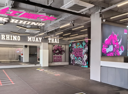 力量與美學的融合｜粉紅犀牛泰拳館專業訓練空間圓滿交付